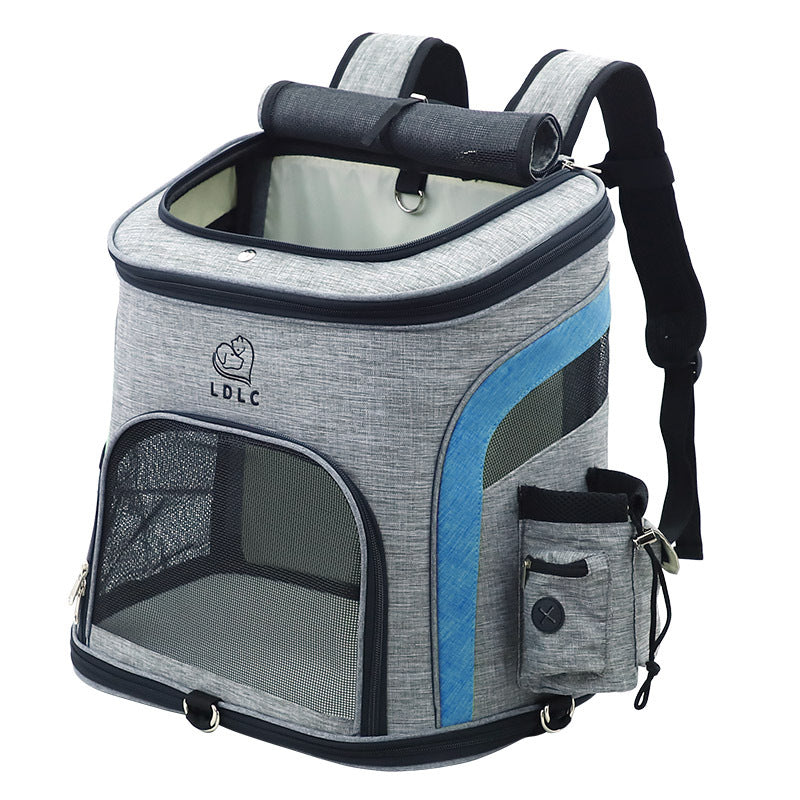 Mochila Transpirable para Mascotas Pequeñas y Gatos
