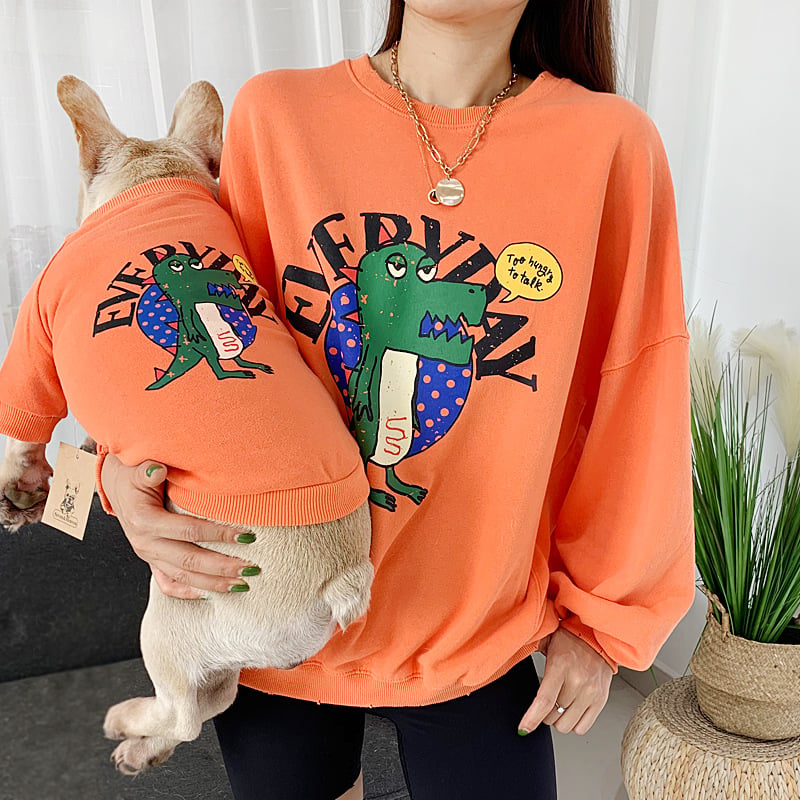 Ropa para Perros de Coincidencia entre Padre-Mascota con Estampado