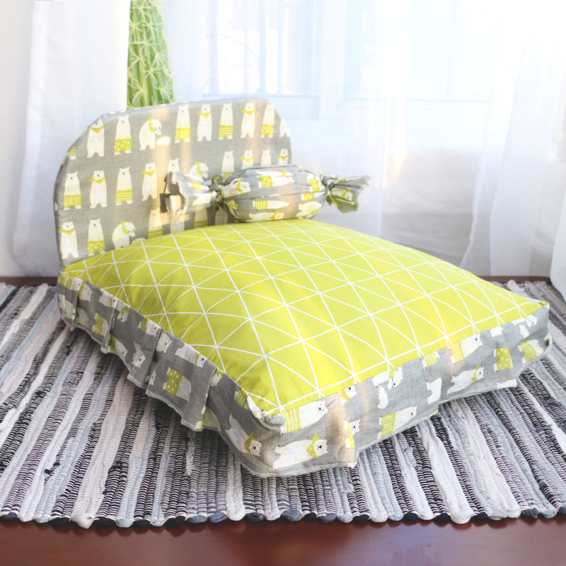 Cama para Perros Pequeños y Gatos, Diseño Lavable