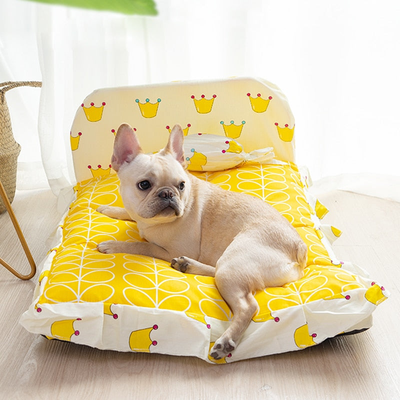 Cama para Perros Pequeños y Gatos, Diseño Lavable