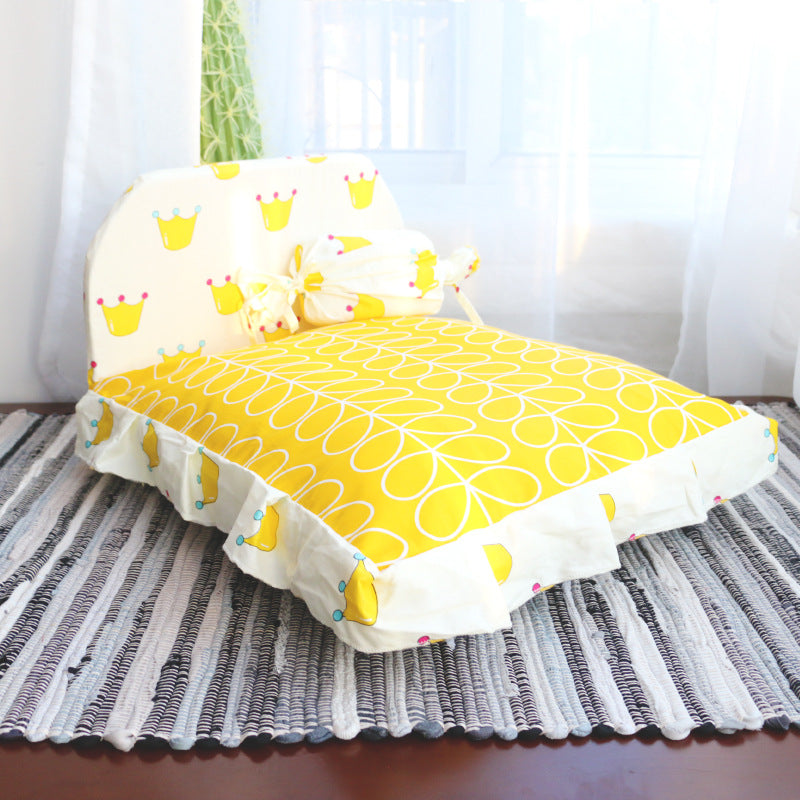 Cama para Perros Pequeños y Gatos, Diseño Lavable
