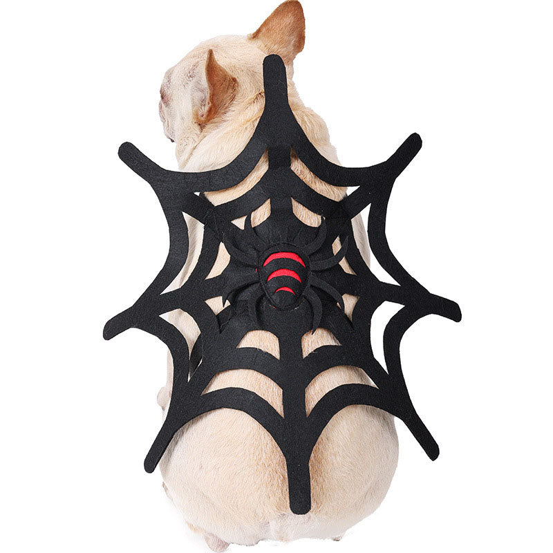 Set de Decoración de Telaraña de Halloween para Gatos y Perros