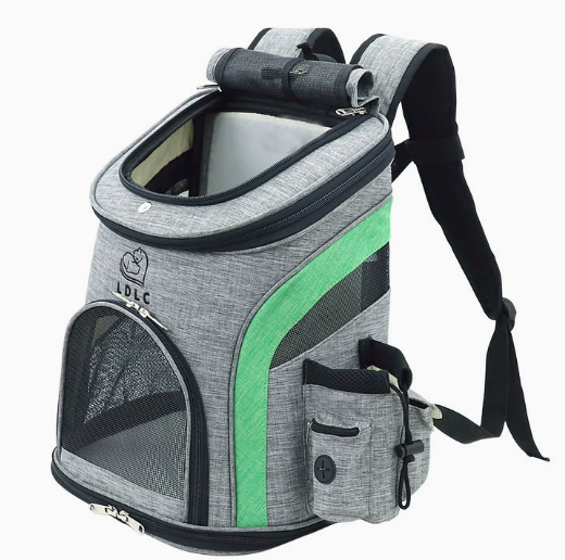 Mochila Transpirable para Mascotas Pequeñas y Gatos
