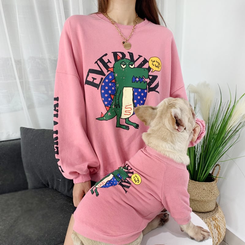 Ropa para Perros de Coincidencia entre Padre-Mascota con Estampado