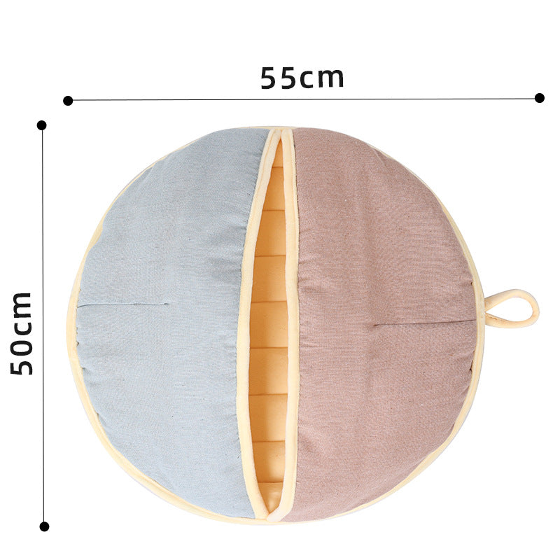 Cama y Saco de Dormir para Gatos de Uso Dual