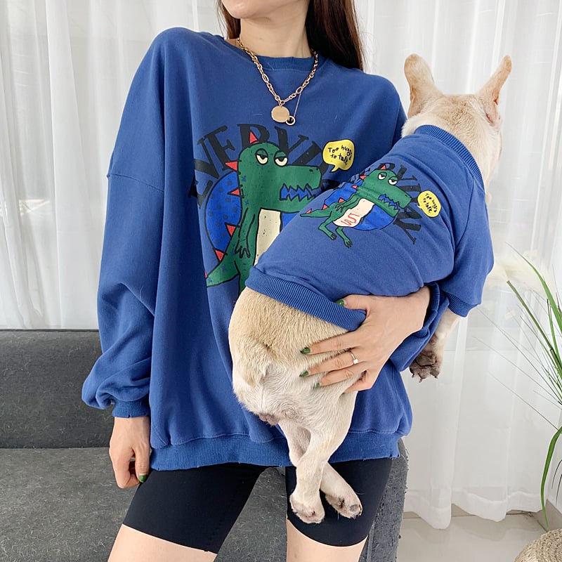 Ropa para Perros de Coincidencia entre Padre-Mascota con Estampado