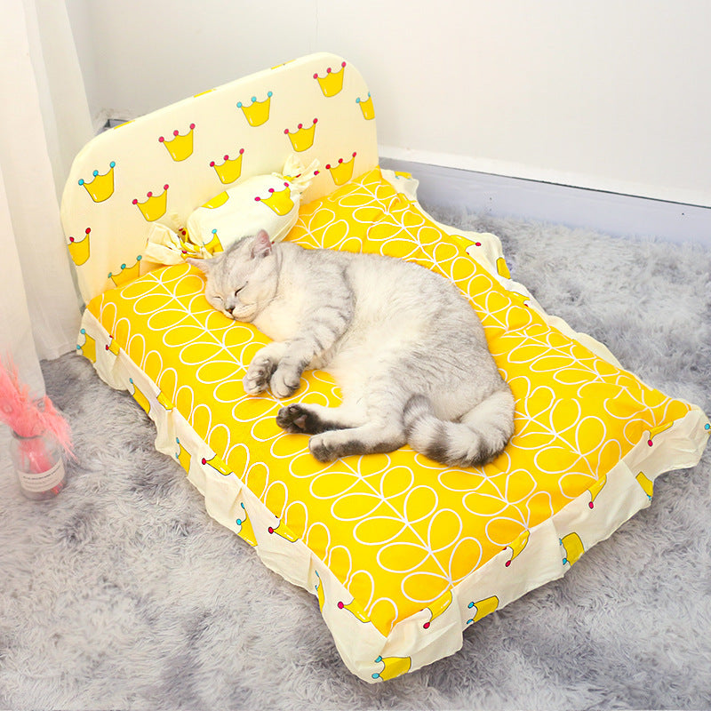 Cama para Perros Pequeños y Gatos, Diseño Lavable