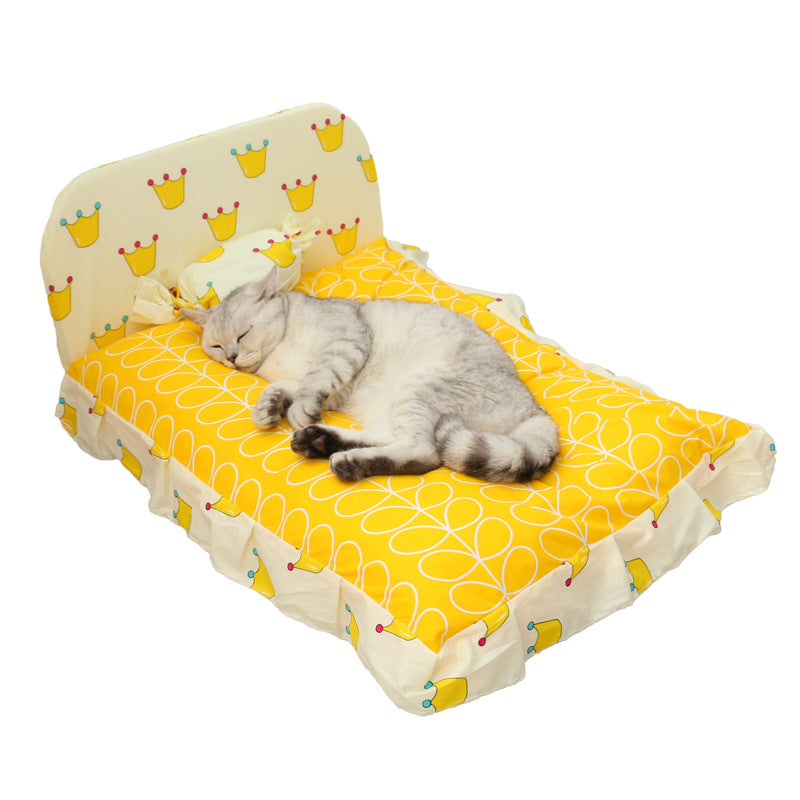 Cama para Perros Pequeños y Gatos, Diseño Lavable
